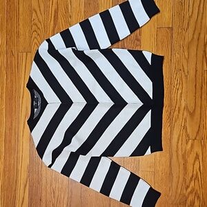 Tahari Chevron Striped Sweater
